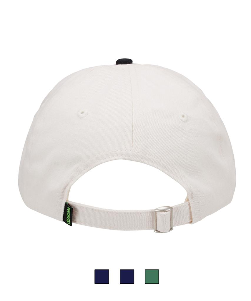 CREAM SODA LAB Applique Panel Ball Cap Black