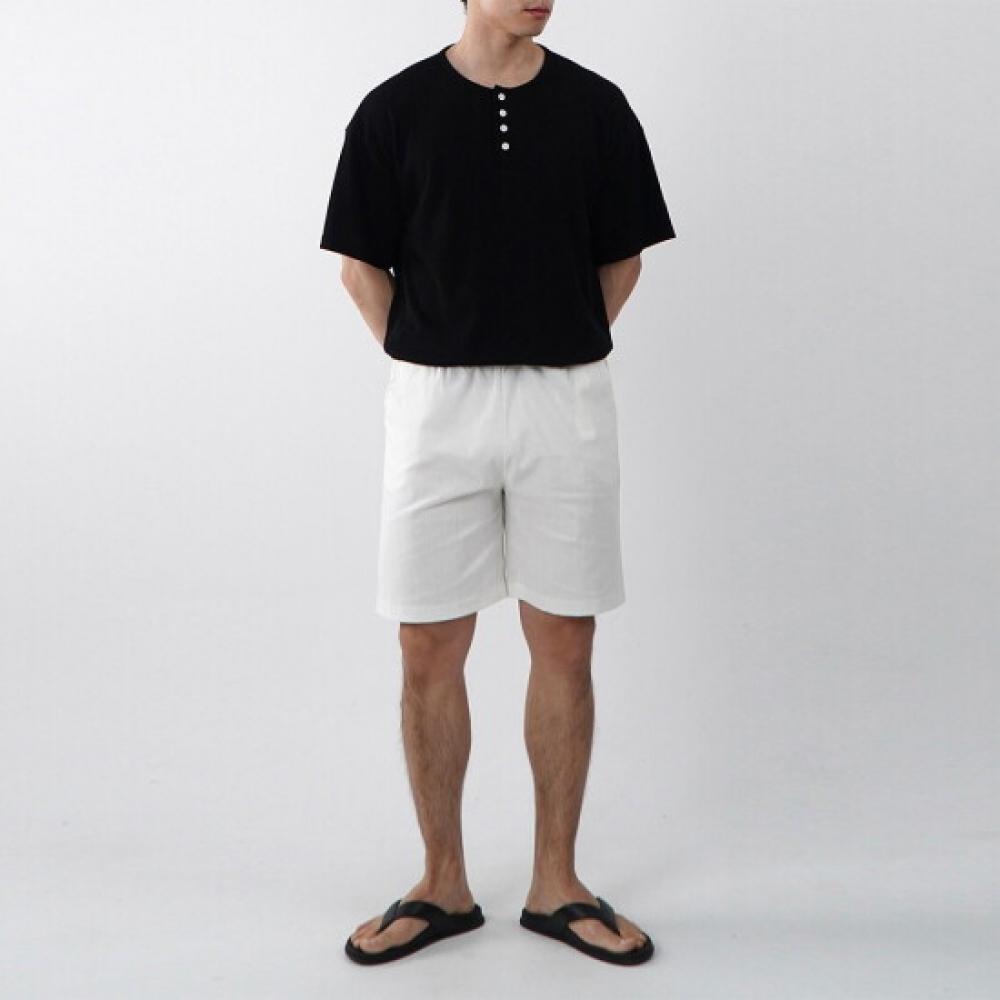 Onl Men S Linen ShortS White Mpn