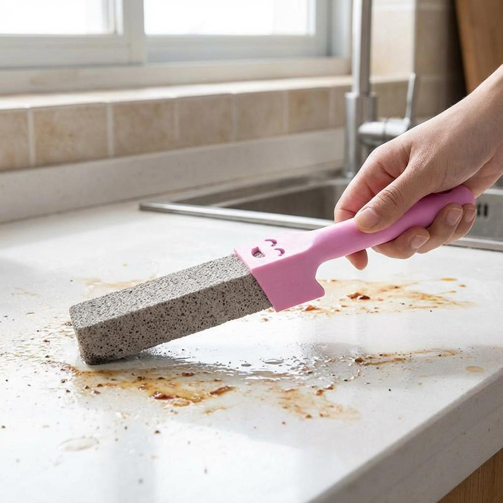 

Pumice Cleaning Stick, Removes Stains from Tiles/Toilet. 27x4cm, Non-Scratch, for Bathroom & Kitchen United States