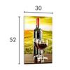 GLAS-SCHNEIDEBRETT 30x52 Wein