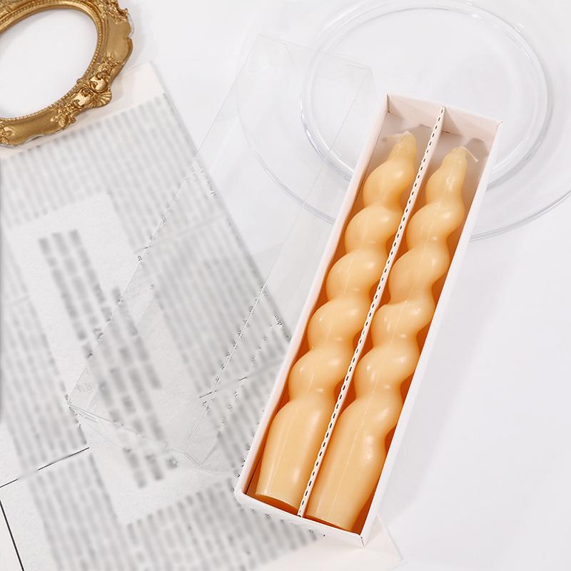 

1PC Classic Colored Spiral Candles Party Decoration Candles Smokeless Twist Candles Candle 2x18.5cm