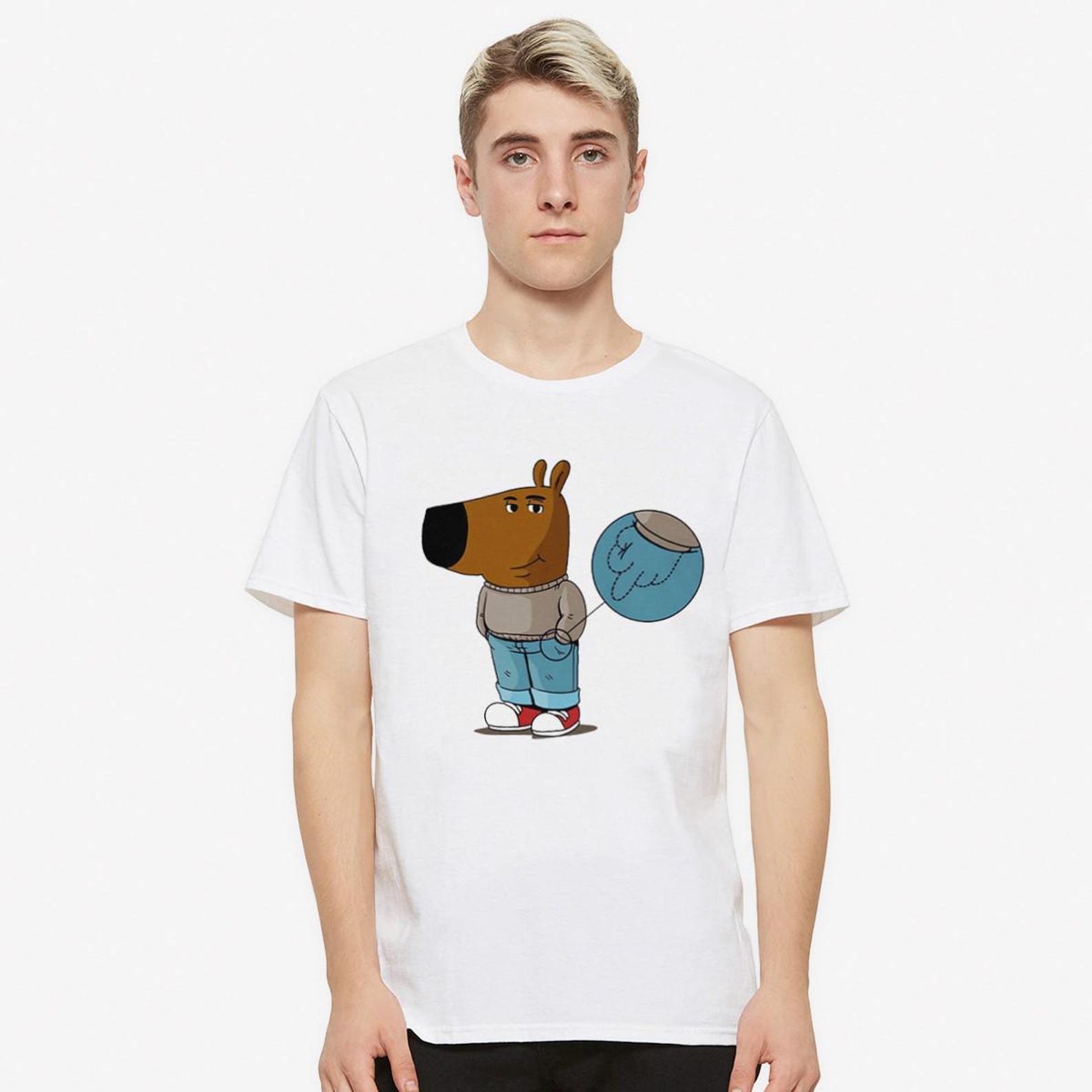 Chill Guy Funny T-Shirt, Men s and Women s Sizes (DSN-67892) 2XL