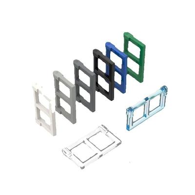 Non-Toxic 10Pcs 60608 Door Frame Glass Window Building Block Moc Assembly Parts Accessories Compatible With Brick Children Toys