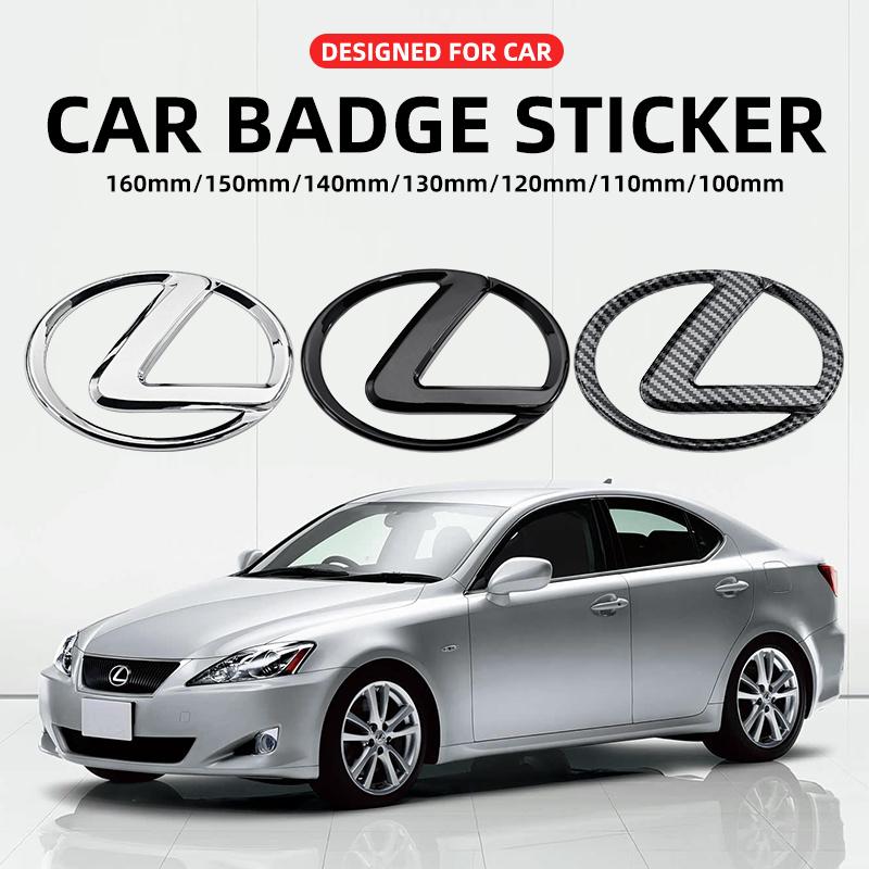 3D Front and Rear Original Car Replacement Badges Trunk Rear Emblems for Lexus CT200H IS300H IS200 IS250 RX350 NX200 GS430 RX300CD0