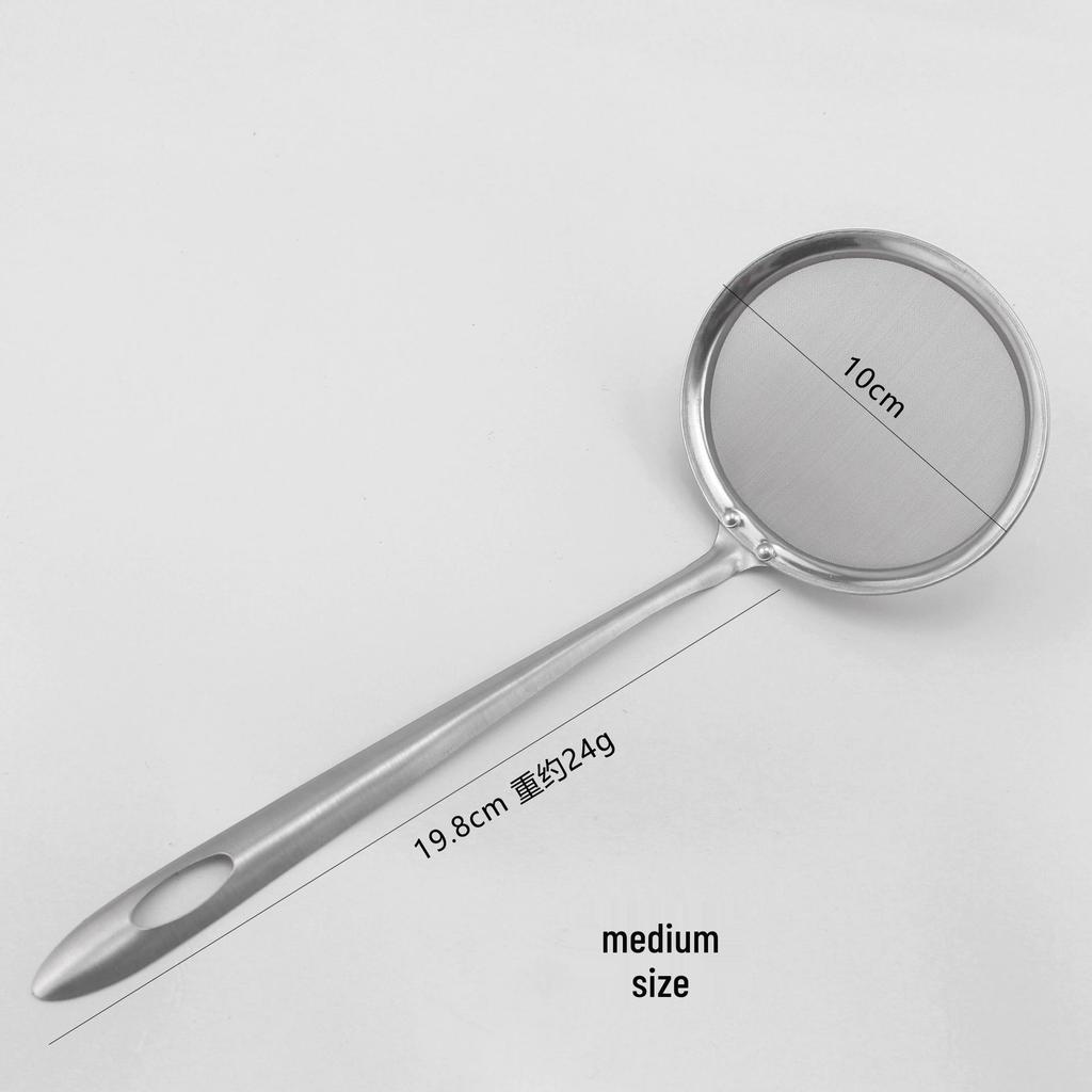 Stainless Steel Oil Separator & Fine Mesh Skimming Spoon