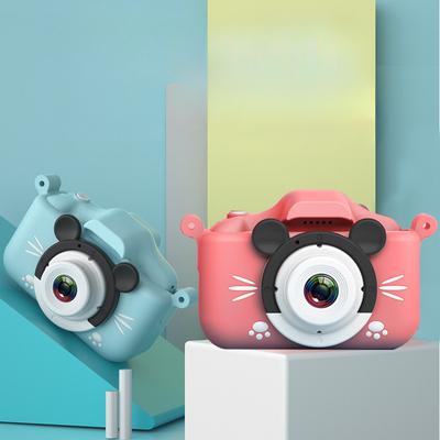 X6S HD Front and Rear Dual Photography Mickey Mouse Cartoon Children's Camera Digital Camcorder Boys and Girls Toys