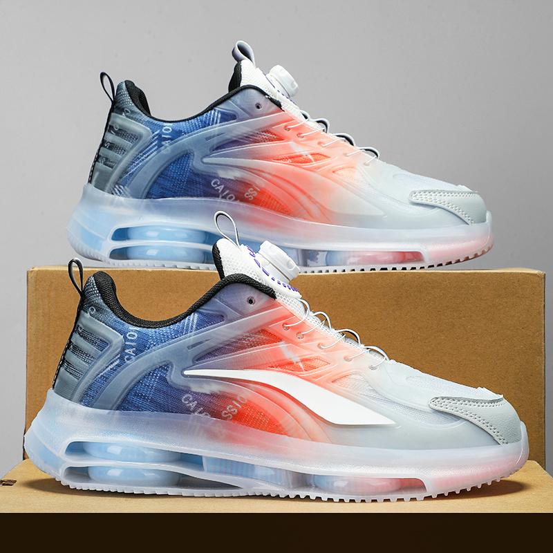 Putian autumn and winter breathable casual heightening air cushion velvet cotton shoes running sports dad trendy shoes