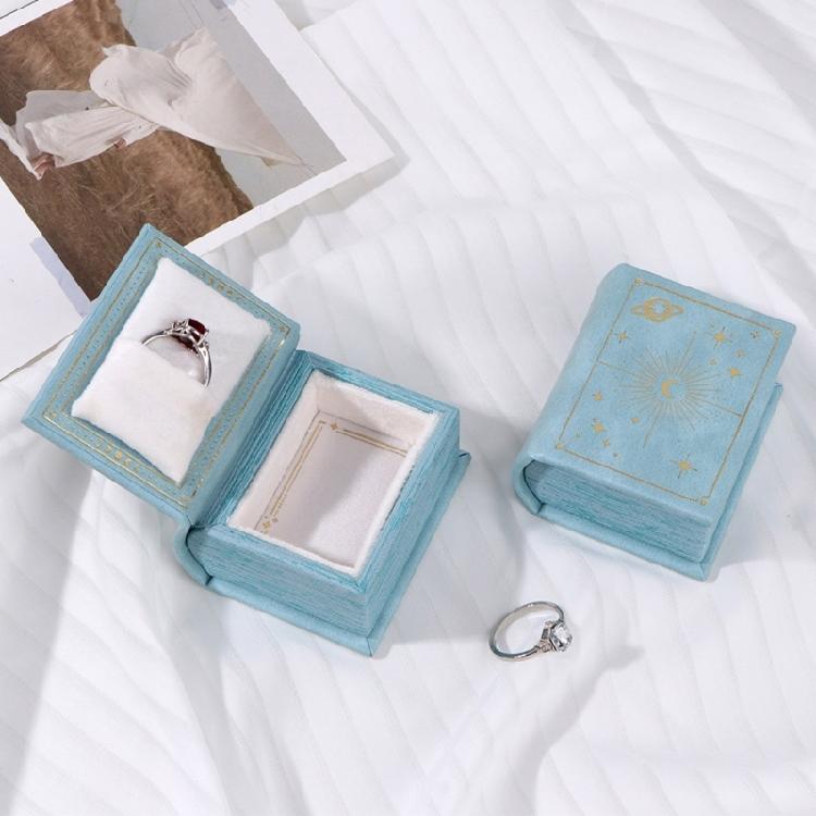 Anspruchsvolle Buch-inspirierte Schmuckschatulle Kompakte und Elegante Schmuckaufbewahrungsbox Behälter für Ringe und Accessoires