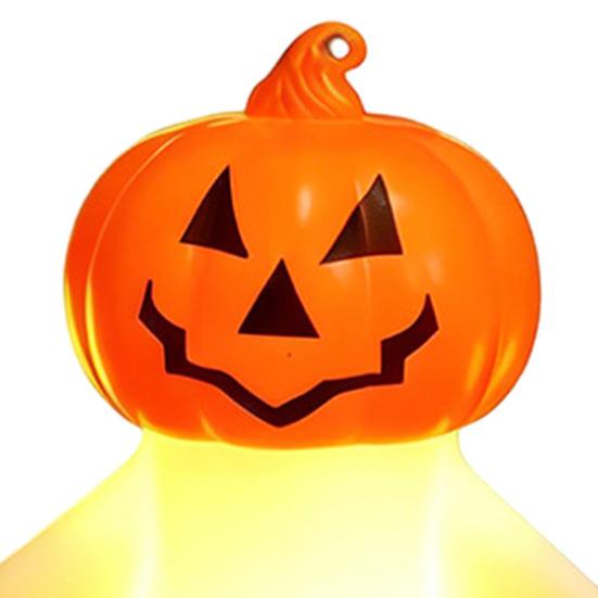 Halloween Decoration, Pumpkin Ghost 2-in-1 Night Light,, Safe Flame-Free LED Candle with Warm Glow, Small Cute Hanging Tabletop Decor for Home Party