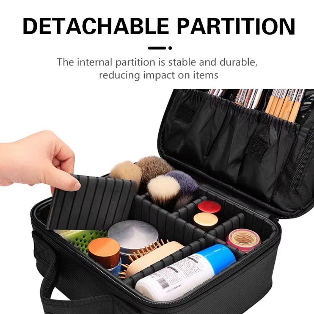 Professional Makeup Bag Waterproof Multi-Function Organizer Case Travel Storage Box  Beauty Brush