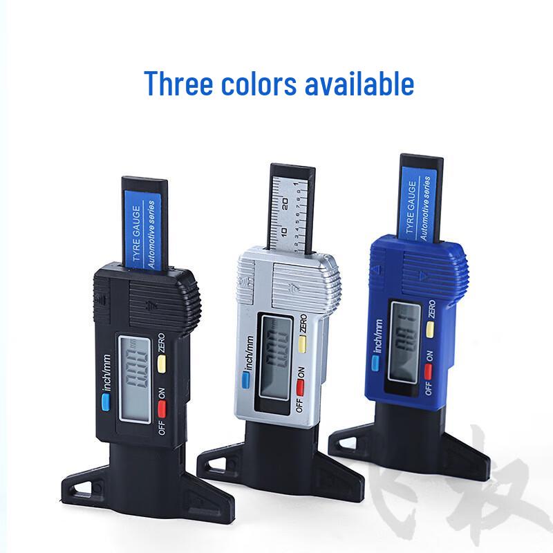 Feiquan Digital Tire Tread Depth Gauge 0-25mm