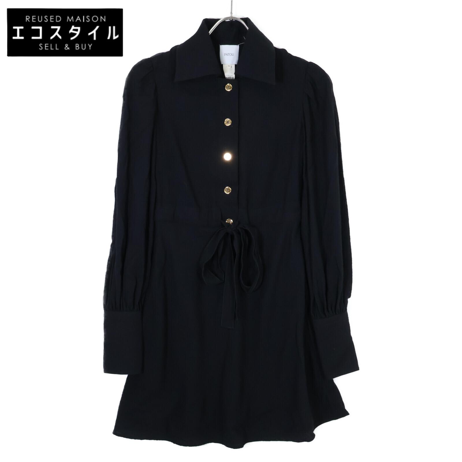 

PATOU DR14201679998 Black Gold Buttons dress 34 blackUsed