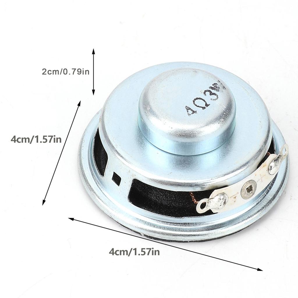 2  3W 4 Ohms , Haut-parleur Stéréo 4cm 2 haut-parleurs de haute qualité Klaxon de haut-parleur   un caoutchouc   pour   Amplificateur