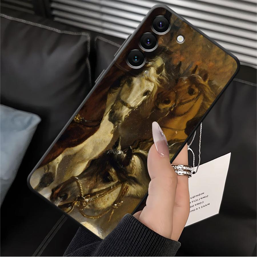 Hülle für Samsung Galaxy A50 A70 A15 A16 A40 A06 A12 A17 A13 A20 A05 A04 Funda Handyhülle Cooles Pferd