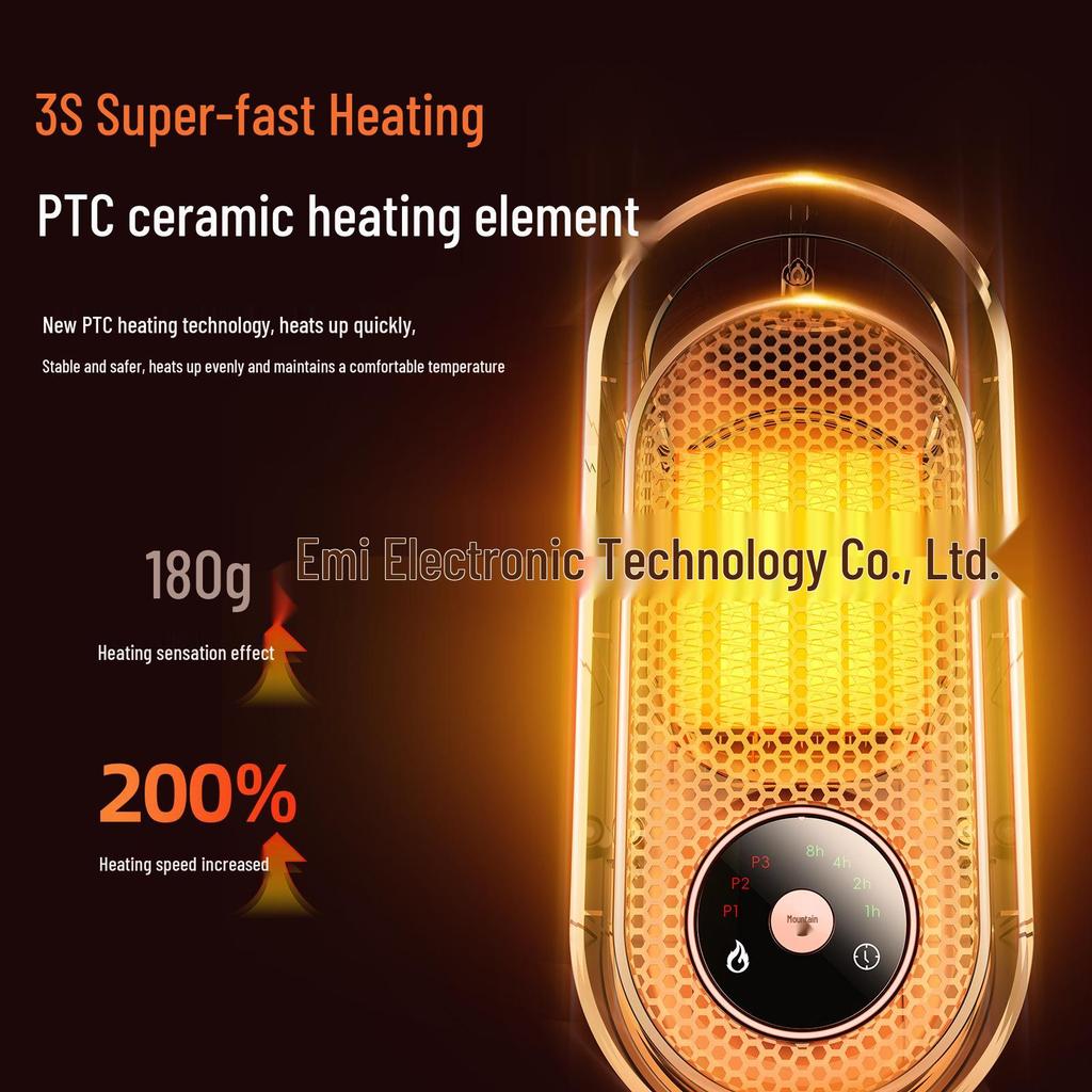 Hochleistungs-Energiespar-Touch-Control-Tischheizgerät