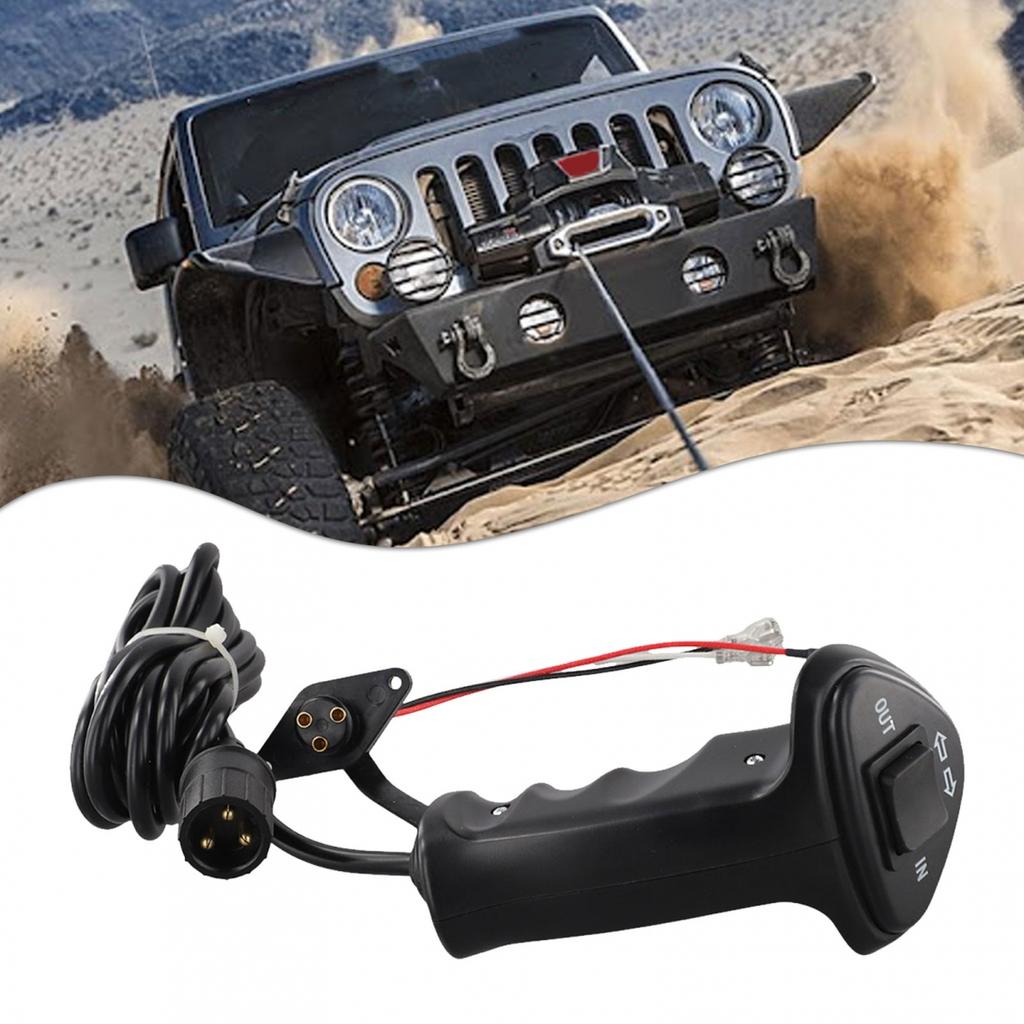 Winch Control Handle ABS Construction Handheld Remote Control