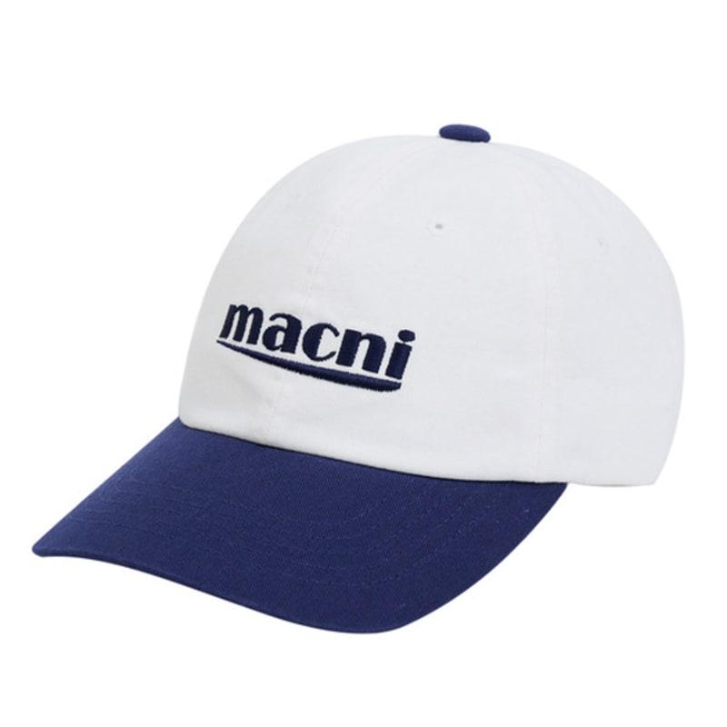 Macni SIGNATURE LOGO MIX BALL CAP_NAVY