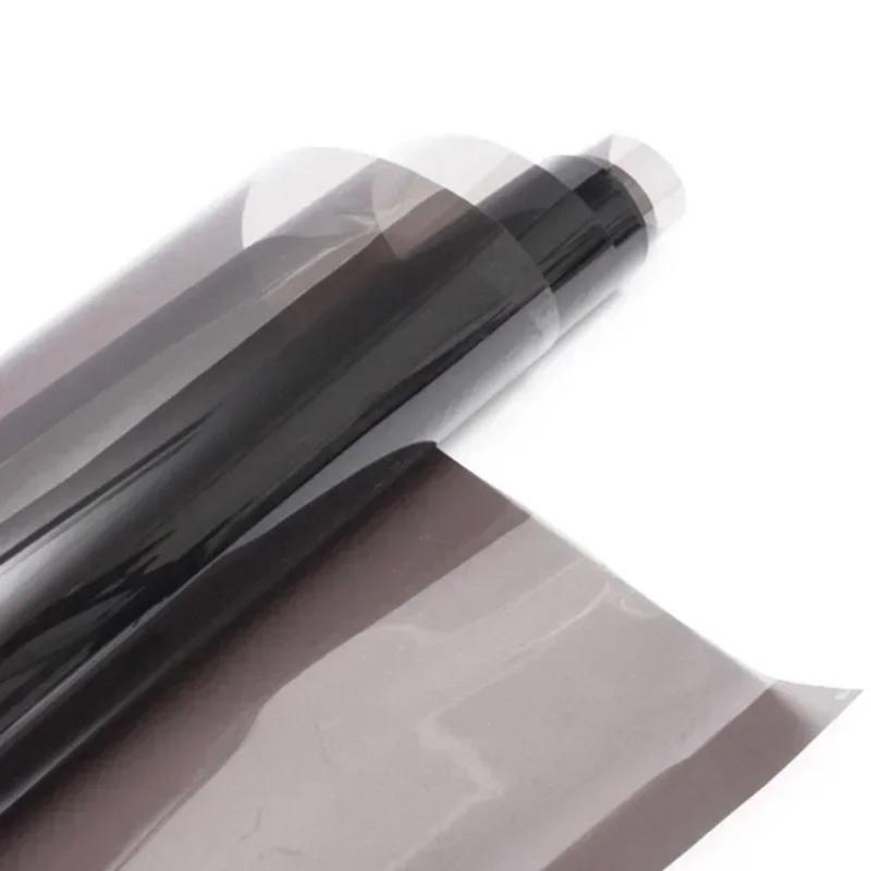 Car Window Sunshade Barrier Film Sun Protective Heat Blocking Transparent Privacy Shield PVC Material Easy Installation