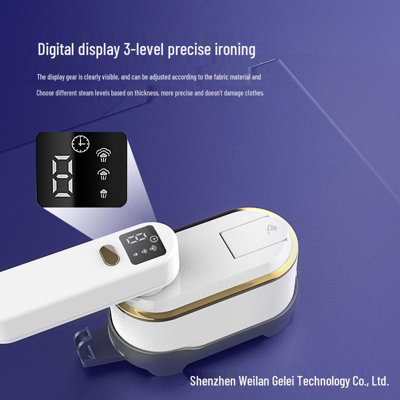 Portable Handheld Garment Steamer and Iron - Large Electric Dry/Wet Steam for Household Use