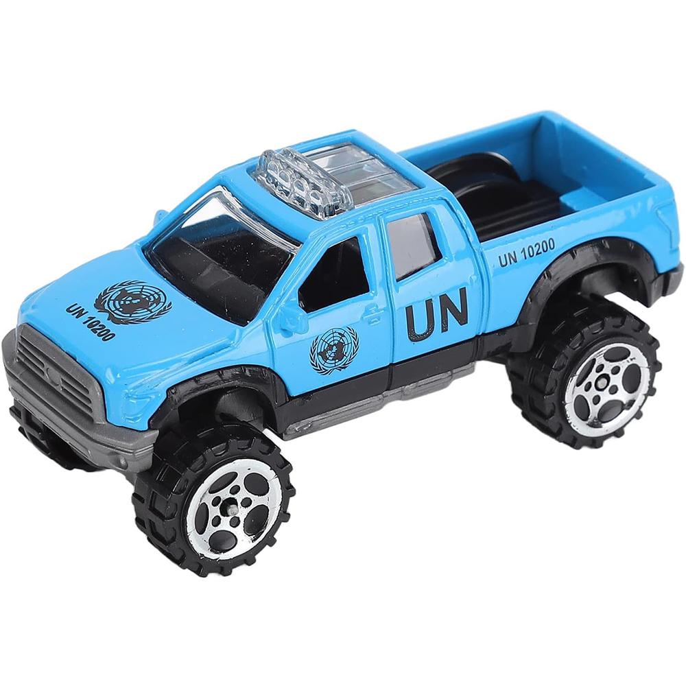 Giocattolo di camioncino in scala 1/64, 4 pezzi, modello di veicolo fuoristrada, giocattolo da corsa realistico in lega per kit di modelli di auto