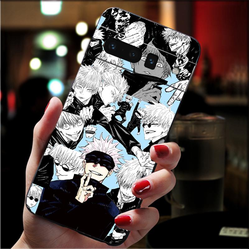 Phone Case For Google Pixel 10 Pro XL 9 Pro XL 9A 8 7 6 Pro Pixel 8A 7A 6A Pixel 8 7 6 5 Anime Jujutsu Kaisen Gojo