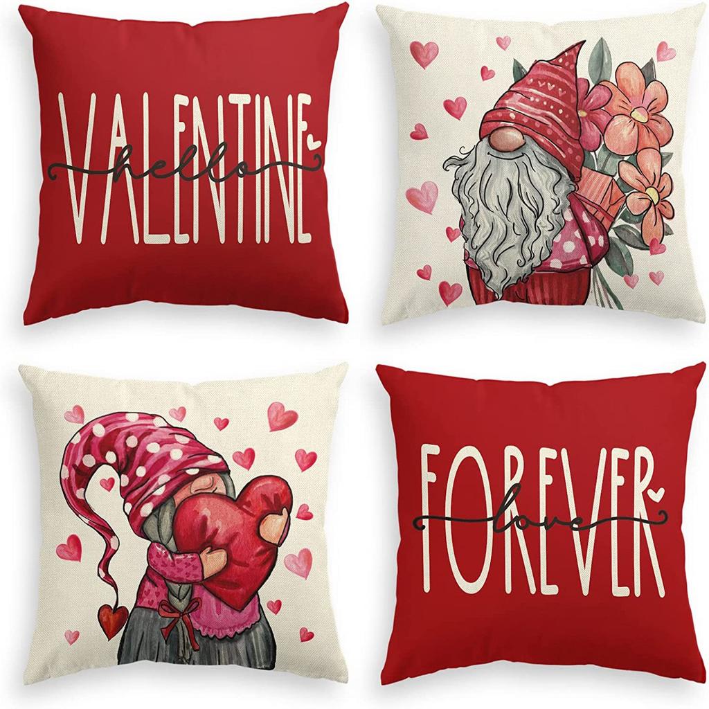 Throw Pillows, Modern Decoration Living Room Pillow Covers, RomanticPillow Covers ,Super Soft Throw Pillows For Couch 4PC