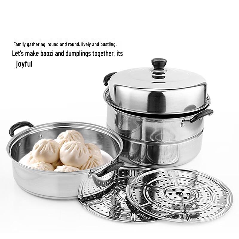 Wutuo Stainless Steel Induction Steamer and Soup Pot