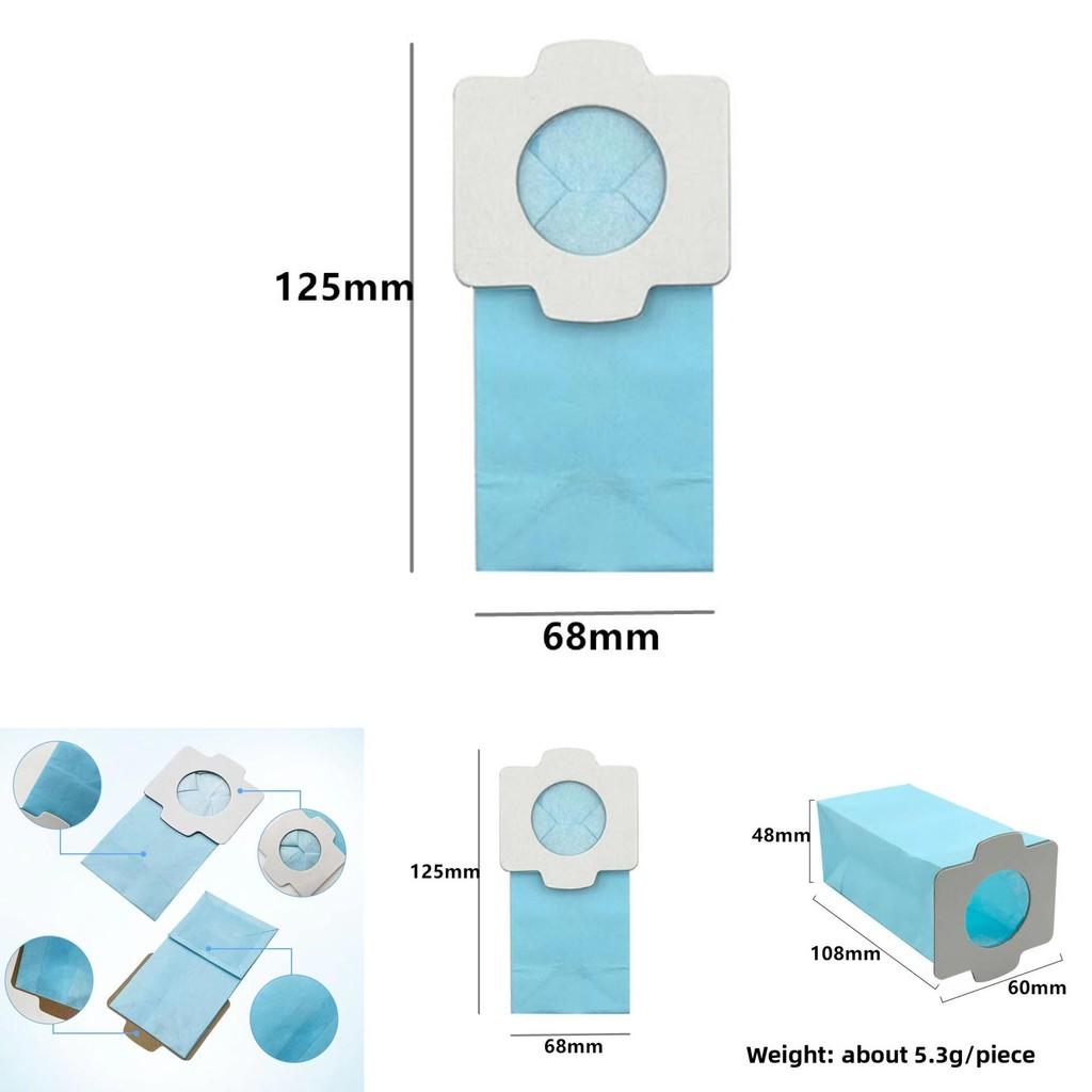 Für Makita Cl102 Cl104 Staubsauger Ersatzzubehör Staubbeutel für geräumige Wohnungen