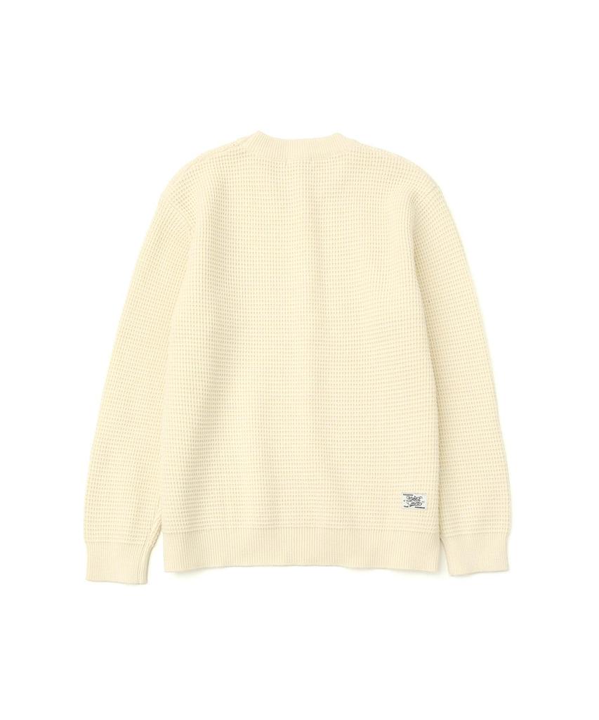 WMC Waffle Crewneck Knit_Ivory
