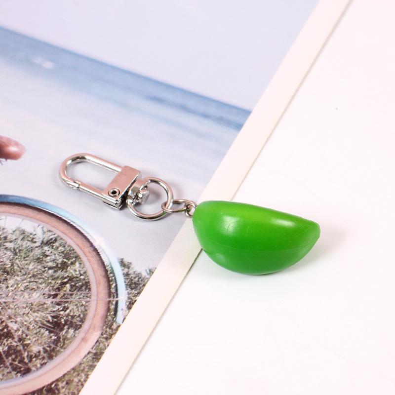 Vegetable Keychain Set: Chili, Broccoli, Garlic Food Pendants - Unique Bag Accessories