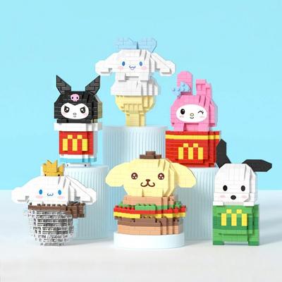 Nanoblock Food Series Sanrio-Charakterset mit 6 beliebten koreanischen Spielzeugen