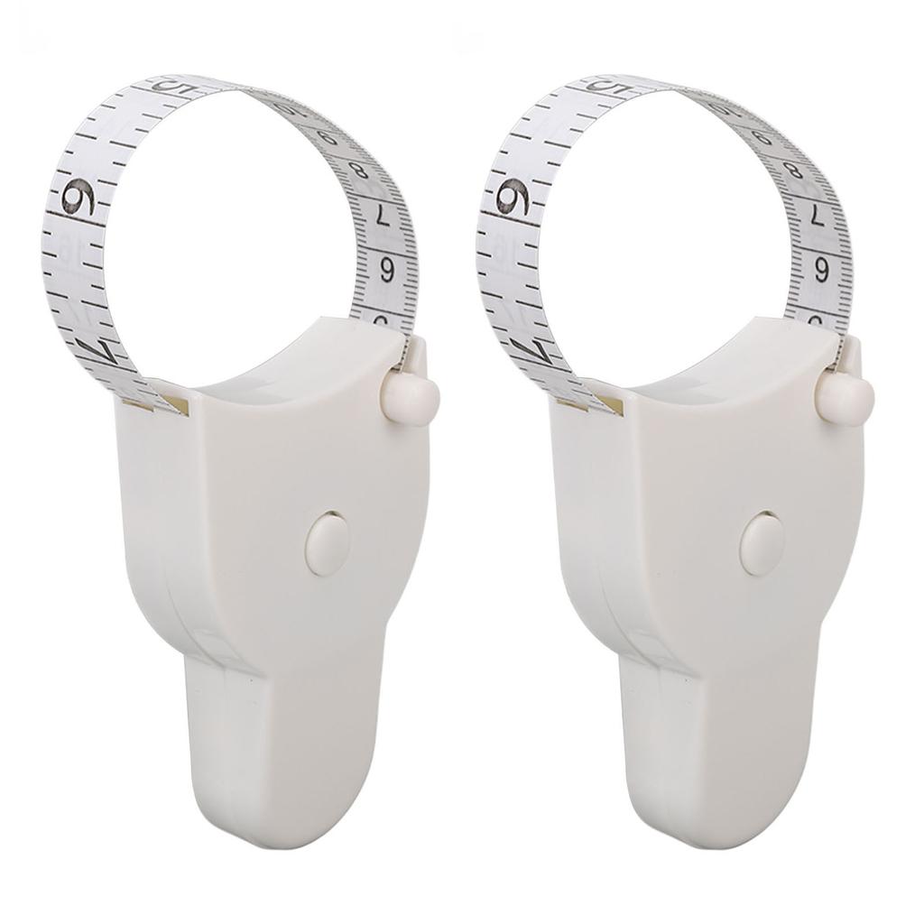 2 Pack Body Measuring Tape 60inch Push Button Retract Lock Pin Automatic Telescopic Measure Tape