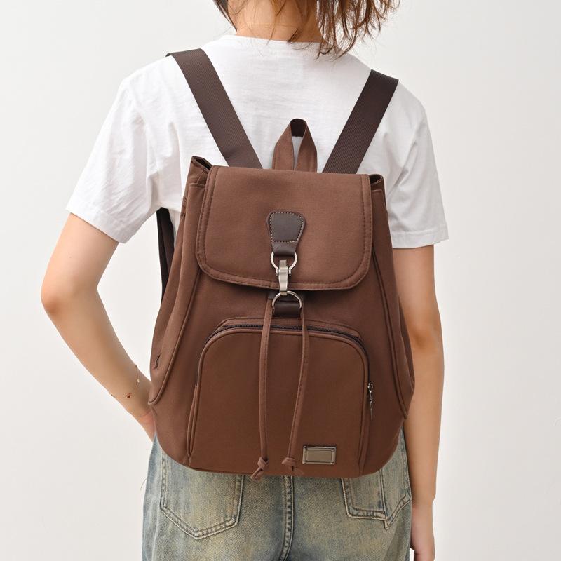 Tide Outdoor Oxford Cloth Backpack Female Student School Bag Fashion Casual Backpack Anti-Splashing Women'S Bag