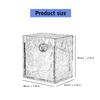 Space Saving Wall Mount Bathroom Storage Box Craft from Sturdy Plastic Portable for Small Bathrooms and Toiletries