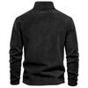 STORN Mens Thicken Warm Fleece Sweatshirt Jacket Quarter Zipper Mock Neck Pullover Men's Sweatshirt Soft Shell Mens Jacket