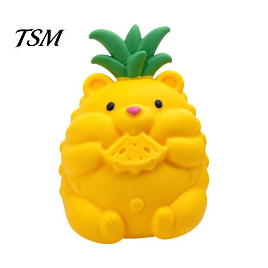 Giant Fruit Sensory Toy Large Pineapple Stress Ball, Slow Rising Squeeze for Anxiety Relief, Strawberry Malleable Ball Banana Grape Corn Carrot