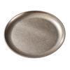 304 Edelstahl Runde Essteller Flache Runde Form Kaffeetablett Westliches Essen Verwendung