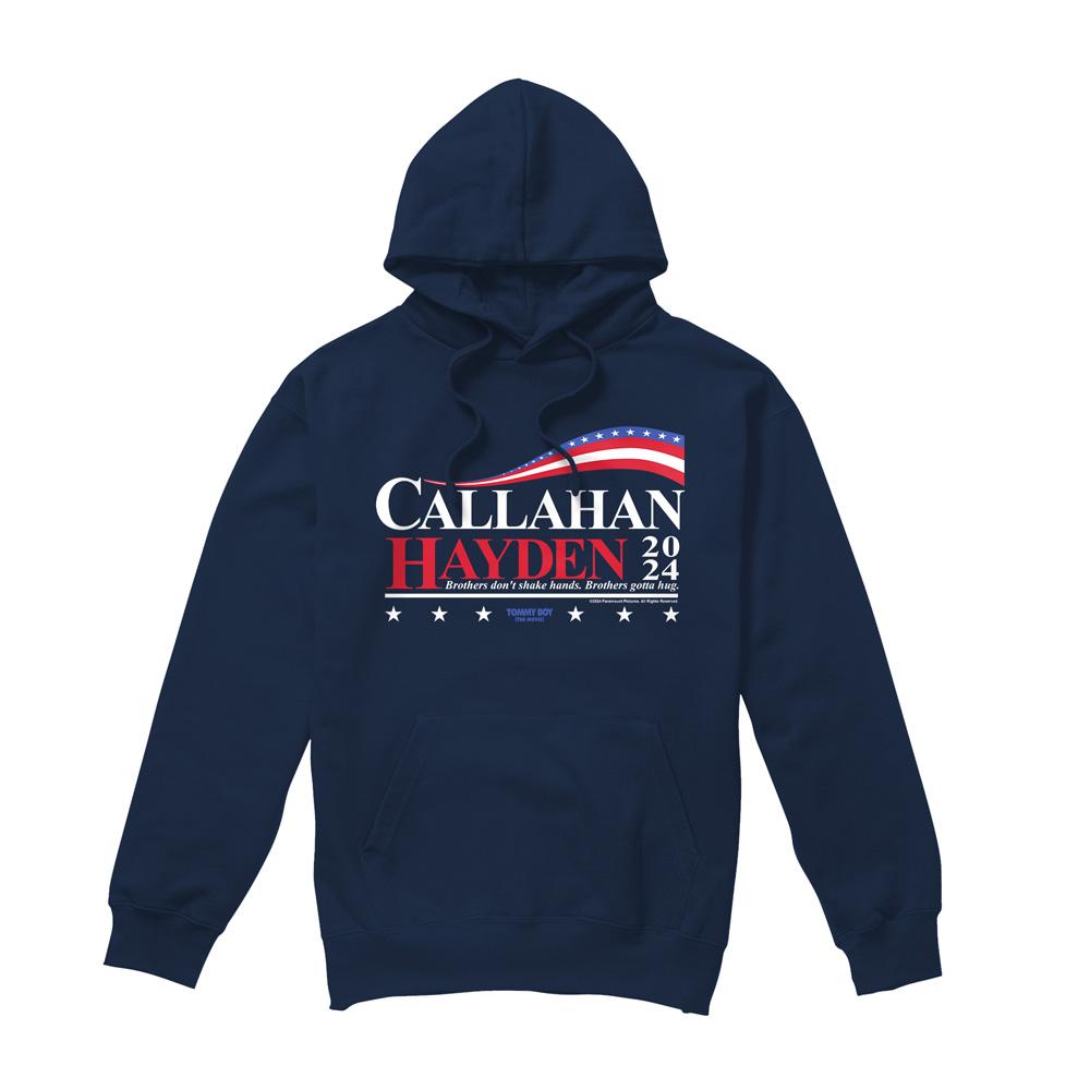 Tommy Boy Mens Callahan And Hayden For President 2024 Hoodie