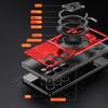 Hard Soft Phone Case for Samsung Galaxy S25 S24 Ultra S23 Plus S21 FE A06 A56 A36 A26 A35 A25 Rotating Bracket Protective Cover