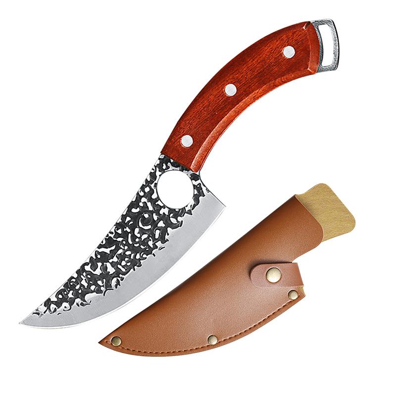 Boning Knife Stainless Steel Outdoor Hunting Cleaver Knife Butcher Knife Forged Kitchen Chef Knife Cooking Tool