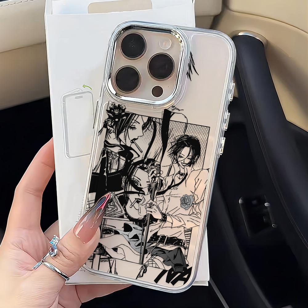 Anime N-Nana O-Osaki Phone Case for Samsung Galaxy S25 S24 S23 S22 S21 S20 Note20 FE Ultra Edge Plus 4G 5G Transparent Cover