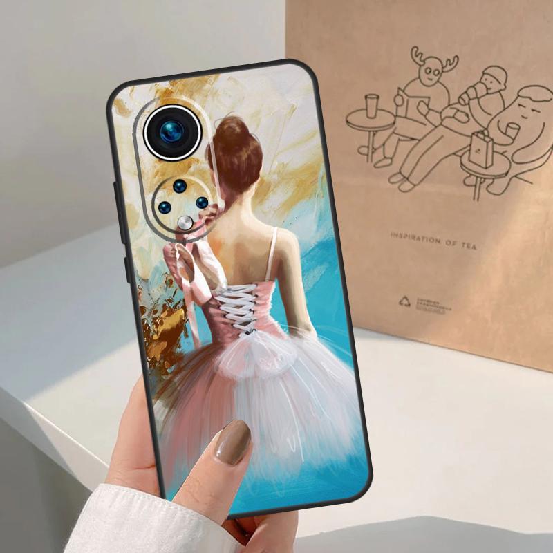 Ballerina Ballet Dance Girl For Honor Magic 8 Pro 5 6 7 Lite Case For Honor Win RT 200 400 50 70 90 X8b X9a X9b X9c X9d