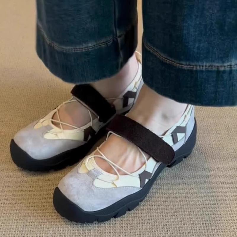 High Quality Fashion Women's Flat Shoes Round Toe shallow Shoes Casual Breathable Slip-on Flat Outdoor Ladies Mary Jane Shoes