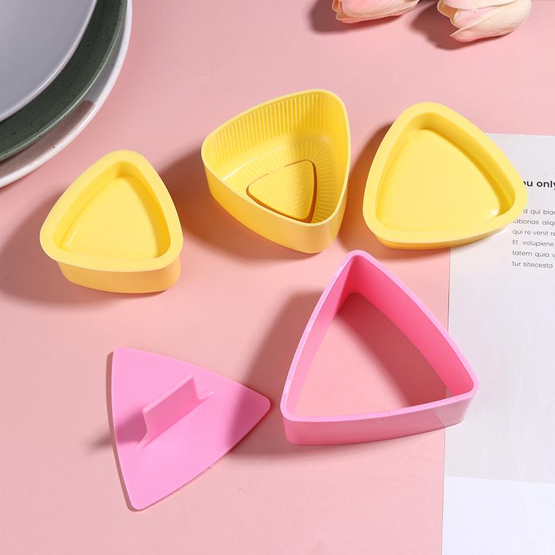 Gjør-det-selv Sushiformer Matpresse Non-stick Rektangulær Trekantet Sushilager Verktøysett Kjøkken Bento Risballsett