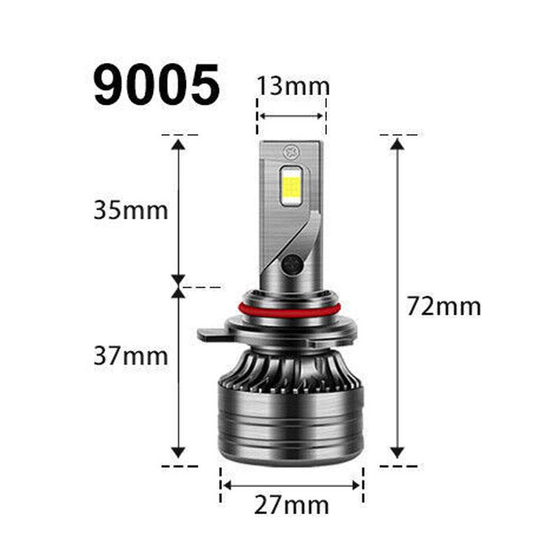 2Pcs LED Car Headlight H4 H7 H1 H8 H9 H11 9005 9006 HB4 6000K 50000LM Auto LED Lamp