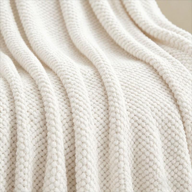 Soft Fleece Throw Blanket Sofa Bed Office Nap Lightweight Warm All Season Use