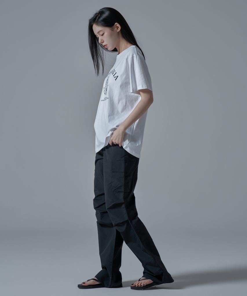 WAARFORWOMAN Wt-69 California Short Sleeve T-Shirt_White