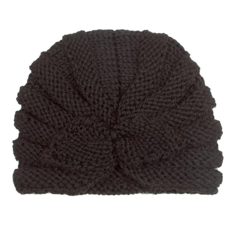 Autumn and winter new children's wool rabbit ear hat, baby solid color knitted wool hat, baby hat