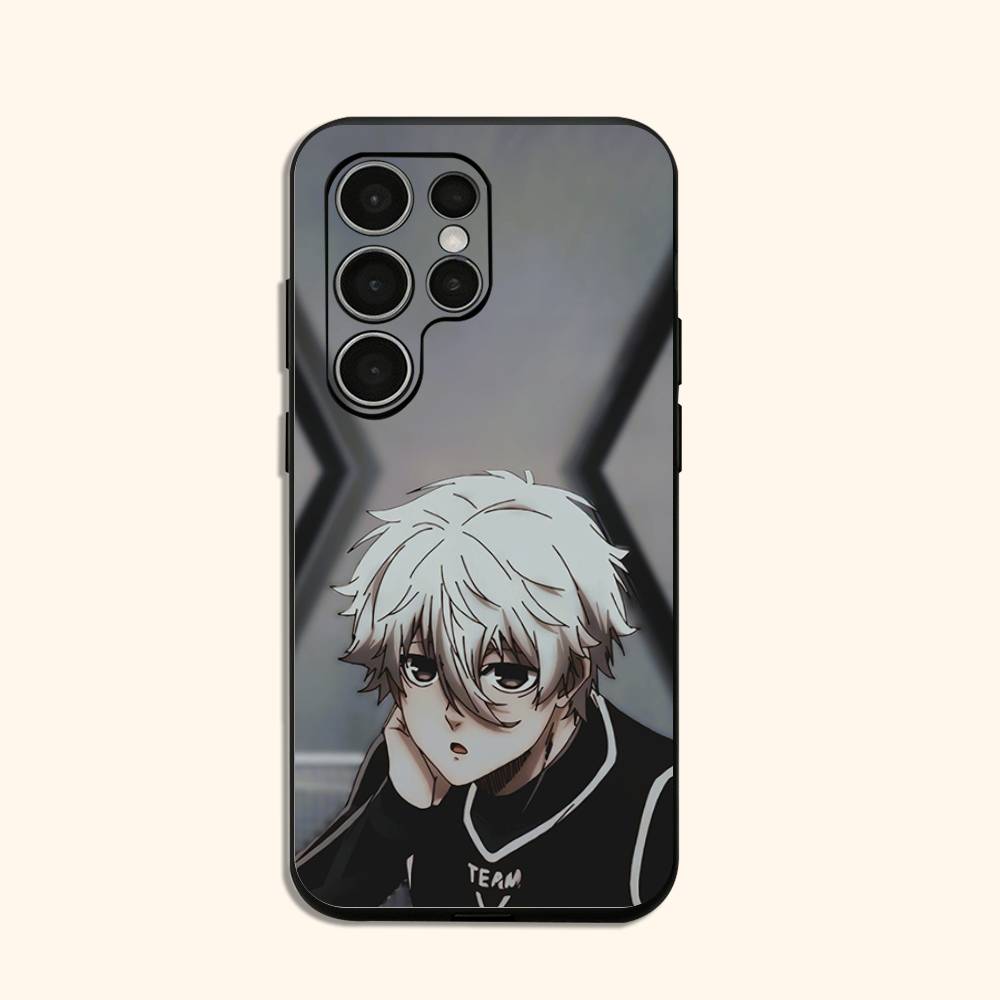 

B-Blue Lock Phone Silicone Case for Samsung Galaxy S 24,22,20,23,21,20 Ultra Plus Lite 5G Print Silicone Cover Samsung S235G