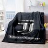 Juventus Customize Your Name Blanket Throw Personalized Blanket Comfortable Throw For Picnics Bed Couch Seaside Four Seasons Universal